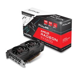 Sapphire RX6600 Pulse 11310-01-20G Amd GDDR6 128Bit Dvi.Hdmi Çift Fan 8GB Gaming Ekran Kartı - 1