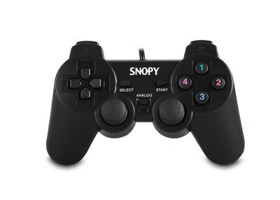 Snopy SG-401 USB/PC/PS3 1.8M Kablolu Titreşimli Gamepad Oyun Kolu - 1