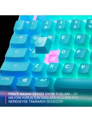 SteelSeries Apex 3 TKL Mavi RGB Kablolu Oyuncu Klavyesi - 4