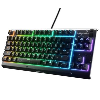 SteelSeries Apex 3 TKL Siyah RGB Kablolu Oyuncu Klavyesi - 1