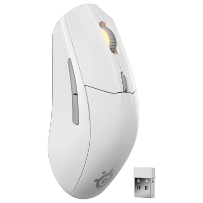 SteelSeries Rival 3 Gen 2 Beyaz RGB Optik Kablosuz Oyuncu Mouse - 2