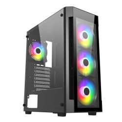 Turbox 192-5 4x Argb Fan USB 2.0 250W 300W mATX Gaming Bilgisayar Kasası - 1