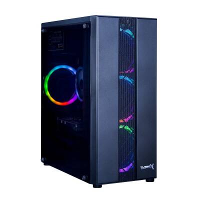 Turbox Alphard Mesh X311B (Fansız) USB 3.0 250W 300W mATX Gaming Bilgisayar Kasası - 1