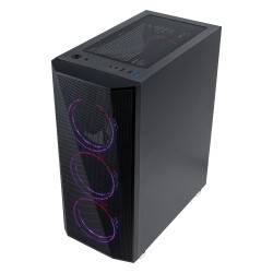 Turbox ASHE 4x ARGB Slim Ring Fan USB 3.0 400W 500W ATX Bilgisayar Kasası - 4