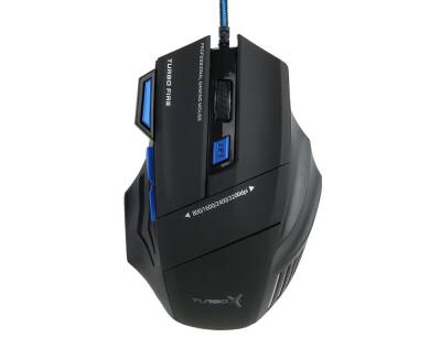 Turbox EpicBeast TR-X7 3200Dpi Usb Kablolu Mavi Siyah Gaming Optik Mouse + Pad Hediyeli - 8