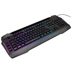 Turbox Giantpeak USB Kablolu Rgb Makro Gaming Klavye Standart Q Sese Duyarlı RGB Işıklı Macrolu Telefon Tutacaklı - 3
