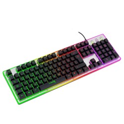 Turbox GunPike TR-K5 USB Kablolu Gaming Standart Q Işıklı Metal Kasa Klavye - 3