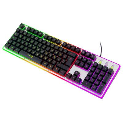 Turbox GunPike TR-K5 USB Kablolu Gaming Standart Q Işıklı Metal Kasa Klavye - 2