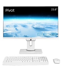 Turbox i5 13500 32GB DDR4 512GB NVMe 23.8 inç FHD Pivot BT Webcam WiFi Win11 Uyumlu All in One PC - 1