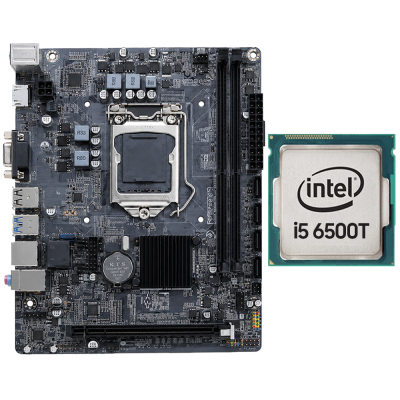 Turbox Intel® Core™ i5 6500T İşlemci Turbox TitanX DDR4 H110 Chipset Anakart Bundle Oem Paket - 1