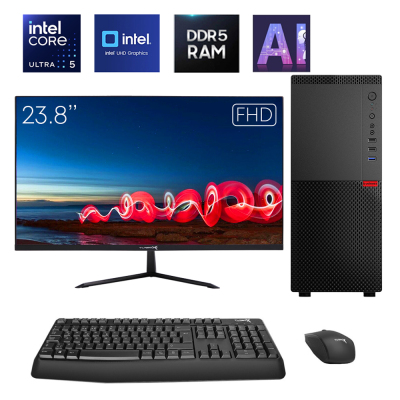 Turbox Intel Core Ultra 5 225 16GB DDR5 Ram 512GB NVMe Yapay Zekalı 23.8 inç FHD Oem Paket - 1