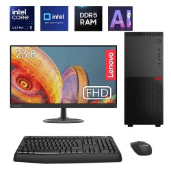 Turbox Intel Core Ultra 5 225 32GB DDR5 Ram 512GB NVMe Yapay Zekalı 23.8 inç FHD Ofis Hazır Sistem - 1