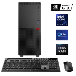 Turbox Intel Core Ultra 7 265KF 16GB DDR5 512GB M.2 NVMe SSD 4GB GTX1650 Kurumsal Ofis Hazır Sistem - 1