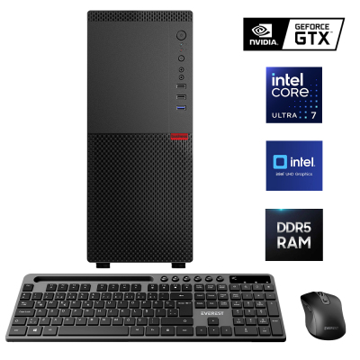 Turbox Intel Core Ultra 7 265KF 16GB DDR5 512GB M.2 NVMe SSD 4GB GTX1650 Kurumsal Ofis Hazır Sistem - 1