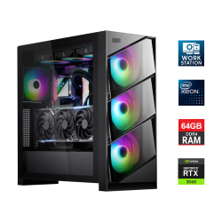 Turbox Xeon E5-2640 V4 Çift Işlemci 40 Çekirdek 64GB 1tb NVMe 12GB RTX3060 Workstation Oem Paket - 1