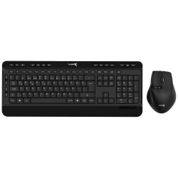 Turbox Maindesk USB Kablosuz 2.4ghz Piano Black Multimedya Standart Q Bilek Destekli Klavye ve Mouse Set - 1
