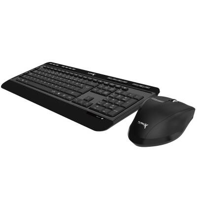 Turbox Maindesk USB Kablosuz 2.4ghz Piano Black Multimedya Standart Q Bilek Destekli Klavye ve Mouse Set - 2