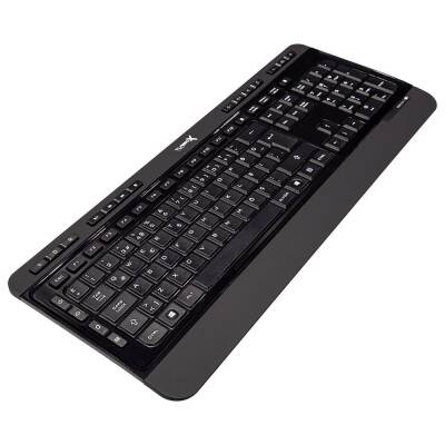 Turbox Maindesk USB Kablosuz 2.4ghz Piano Black Multimedya Standart Q Bilek Destekli Klavye ve Mouse Set - 4