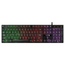 Turbox MaxValue Elegant RB-105K USB Kablolu Rainbow Gaming Standart Q Rainbow Aydınlatma Klavye - 1