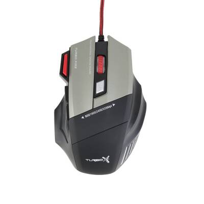 Turbox NitroMind TX10 3200Dpi Usb Kablolu Gaming Optik Macro Mouse - 1
