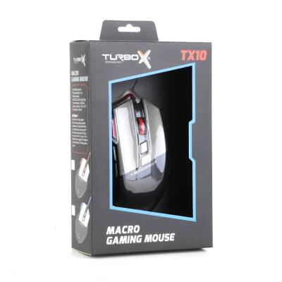 Turbox NitroMind TX10 3200Dpi Usb Kablolu Gaming Optik Macro Mouse - 6