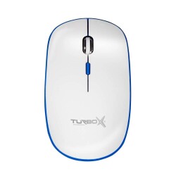Turbox Oculus TR-K90 USB Kablosuz Beyaz/Mavi Multimedya Standart Q Klavye ve Mouse Set - 4