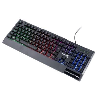 Turbox Paddock TR-K115 USB Kablolu Rainbow Gaming Standart Q Rainbow Aydınlatma Klavye - 3