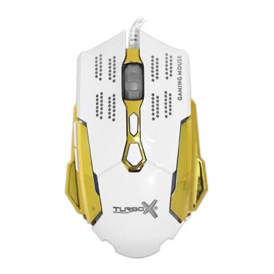 Turbox RareClass TR-X7 3200Dpi Usb Kablolu Beyaz Gaming Optik Mouse - 1