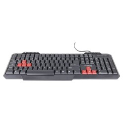 Turbox Resemble TR-X3 USB Kablolu Kırmızı/Siyah Multimedya Standart Q Klavye - 2