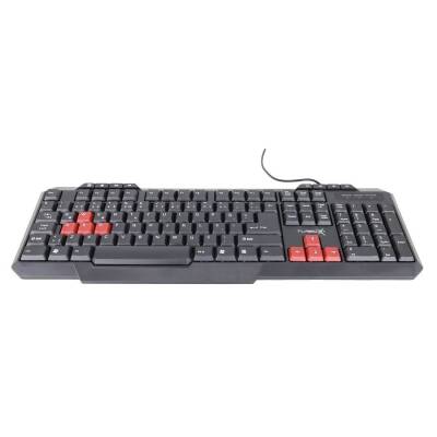 Turbox Resemble TR-X3 USB Kablolu Kırmızı/Siyah Multimedya Standart Q Klavye - 2