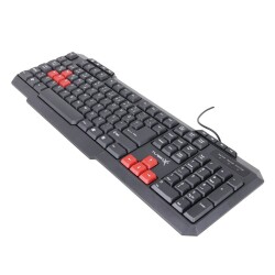 Turbox Resemble TR-X3 USB Kablolu Kırmızı/Siyah Multimedya Standart Q Klavye - 3