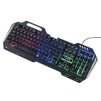 Turbox SniperNaga TR-GK101 USB Kablolu Gaming Standart Q Işıklı Metal Kasa Klavye - 2