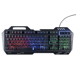 Turbox SniperNaga TR-GK101 USB Kablolu Gaming Standart Q Işıklı Metal Kasa Klavye - 3
