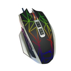 Turbox Sweeper TR-M5 2400Dpi Usb Kablolu Siyah Gri Gaming Optik Mouse RGB - 1