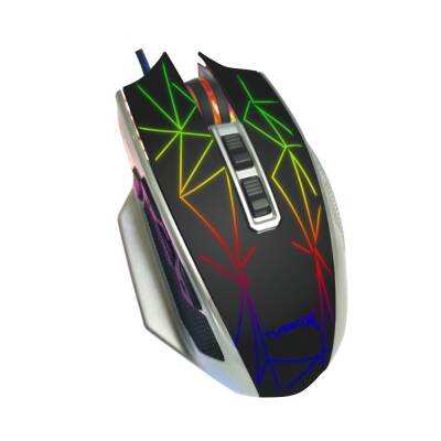 Turbox Sweeper TR-M5 2400Dpi Usb Kablolu Siyah Gri Gaming Optik Mouse RGB - 1