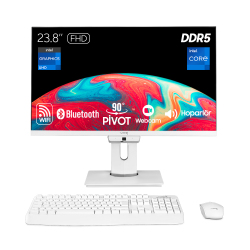 Turbox TAx1682 i5 13400 32GB DDR5 512GB NVMe 23.8 inç FHD Pivot WiFi BT Webcam Win11 Uyumlu AIO PC - 1