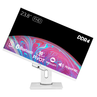 Turbox TAx1714 i7 1165G7 32GB DDR4 512GB NVMe 23.8 inç FHD Pivot WiFi BT Webcam Win11 Uyumlu AIO PC - 2