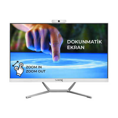 Turbox TAx1801 i5 12400 12GB Ram 256GB NVMe 23.8 inç FHD Dokunmatik WiFi BT Webcam All in One PC - 2