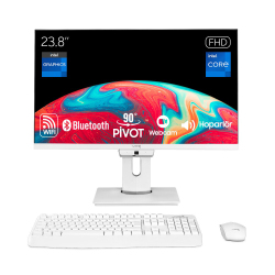 Turbox TAx2009 i7 7700 8GB Ram 480GB SSD 23.8 inç FHD Pivot WiFi BT Webcam All in One PC - 1