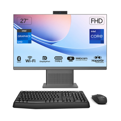 Turbox TAx2160 i5 13420H 16GB DDR4 256GB SSD 27 inç FHD WiFi Bluetooth Webcam All in One PC - 1