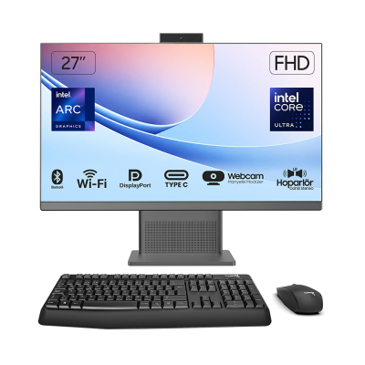 Turbox TAx2166 Ultra 5 125H 16GB DDR5 480GB SSD 27 inç FHD WiFi Bluetooth Webcam All in One PC - 1