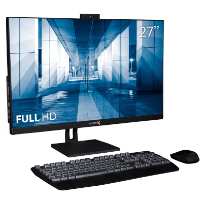 Turbox TAx827 i3 13100 8GB Ram 512GB M.2 NVMe SSD 27 inç Bluetooth Webcam All In One Bilgisayar - 1