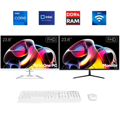 Turbox TAxPlus4 i5 10400 16GB DDR4 256GB SSD 1x 23.8 inç FHD Monitör 1x 23.8 inç FHD All in One PC - 1
