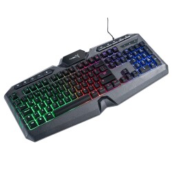 Turbox TR-GK102 USB Kablolu Gaming Standart Q Rainbow Aydınlatma Multimedia Klavye - 3