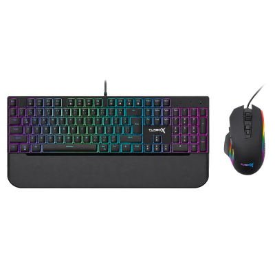 Turbox TR-MK10PD Mekanik Puding B.Switch Rainbow Siyah Klavye Turbox TR-M12 2400Dp Mouse Bundle Set - 1