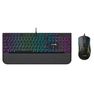 Turbox TR-MK10PD Mekanik Puding B.Switch Rainbow Siyah Klavye Turbox TR-M5 3200Dp Mouse Bundle Set - 1
