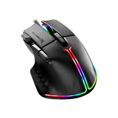 Turbox TR-XM20 20000 DPI Usb Kablolu Siyah RGB Gaming Optik Mouse - 2