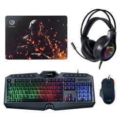 Turbox TRX-104 Bundle Klavye Mouse Kulaklık Mousepad Oyuncu Seti - 1