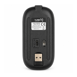 Turbox TRX-15M Dual Mode Wireless + Bluetooth Siyah RGB Optik Mouse - Turbox (2)