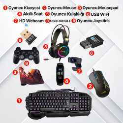 Turbox Tx1187 i5 4440 16GB Ram 256GB SSD 1TB HDD 4GB GTX1050Ti 23.6 inç 165Hz Curved Oyun Hazır Sistem - 2